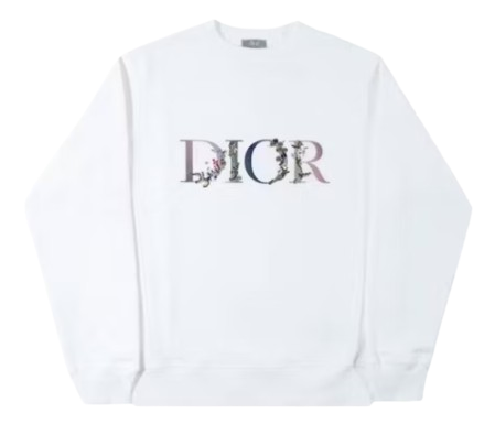 Dior Logo Floreale felpa crew neck