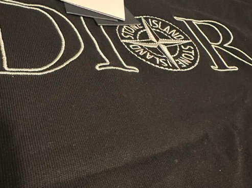 Dior x Stone Island felpa crew neck